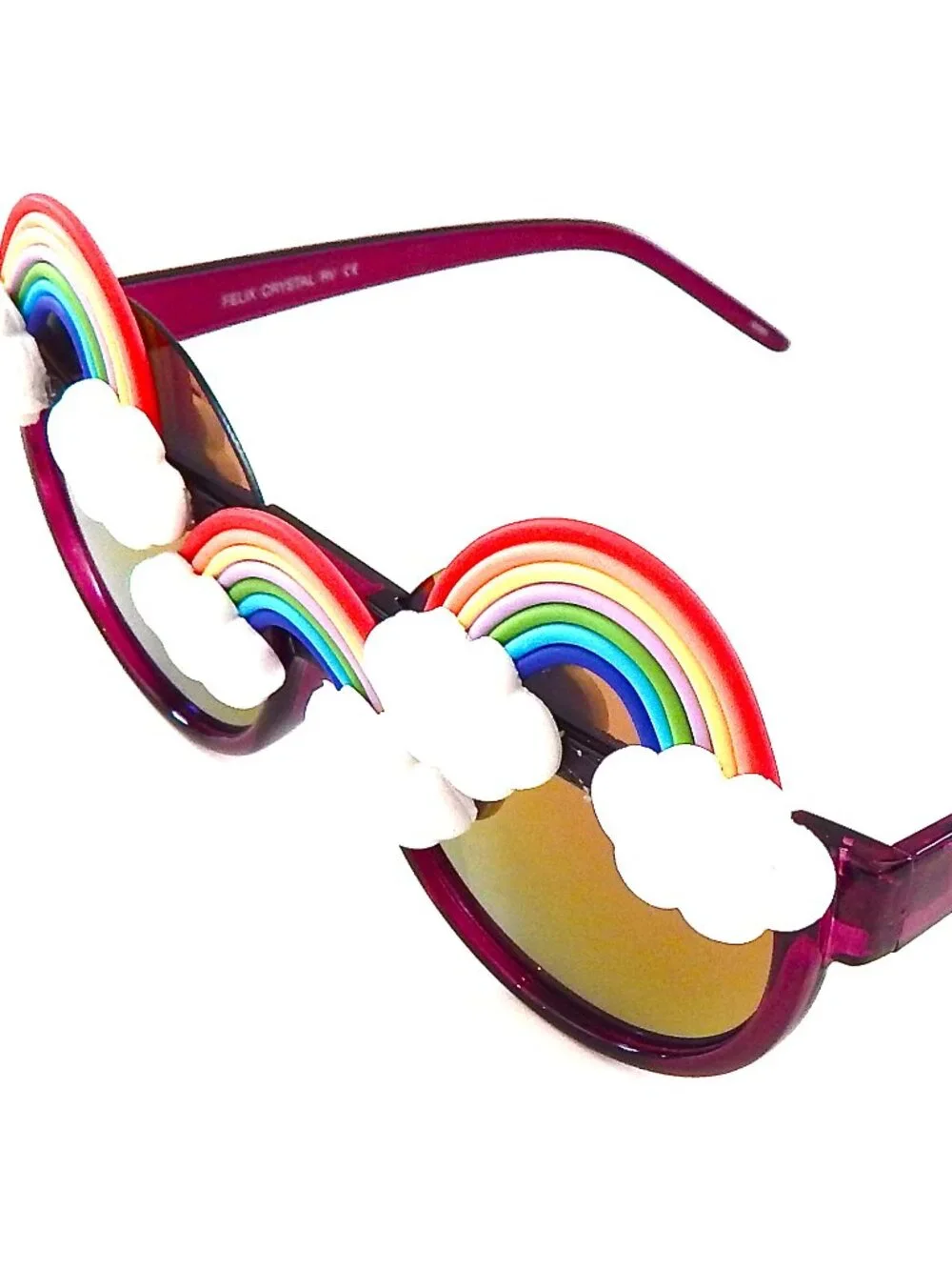 GASOLINE GLAMOUR FANTASIA ACID PEEKABOO SUNGLASSES 🌈🌈🌈